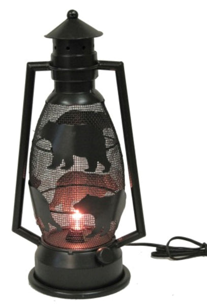 BEAR METAL ART ELECTRIC LANTERN LAMP WESTERN HOME DECOR LIGHTING #EH12735
