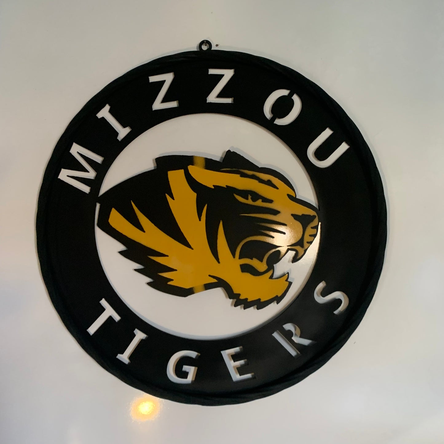 MIZZOU TIGERS MISSOURI CUSTOM METAL VINTAGE CRAFT TEAM SIGN HANDMADE