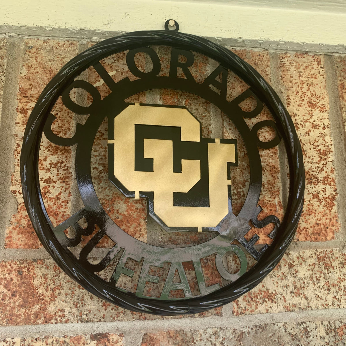 COLORADO BUFFALOES CUSTOM METAL VINTAGE CRAFT SIGN TEAM ART WESTERN HOME DECOR HANDMADE