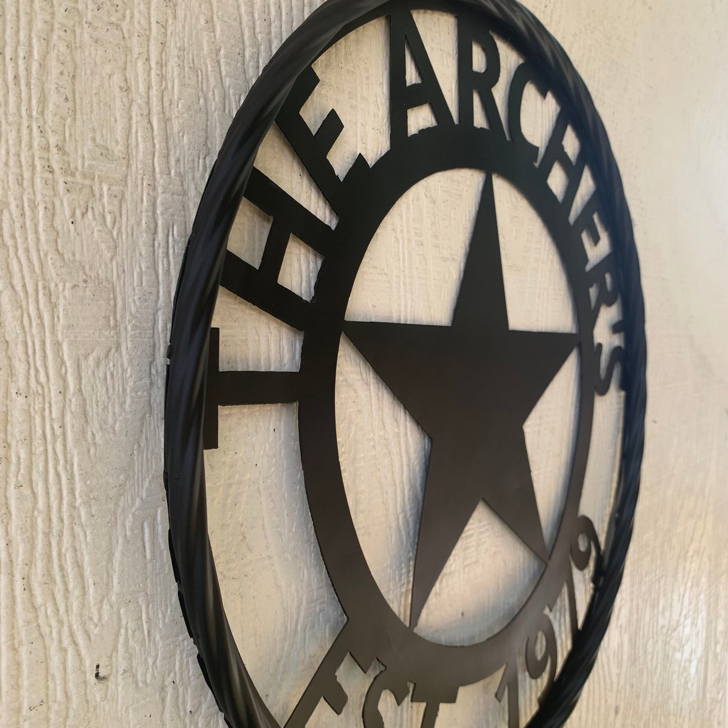 ARCHER STYLE YOUR CUSTOM NAME LASERCUT METAL SIGN WESTERN HOME DECOR HANDMADE ART