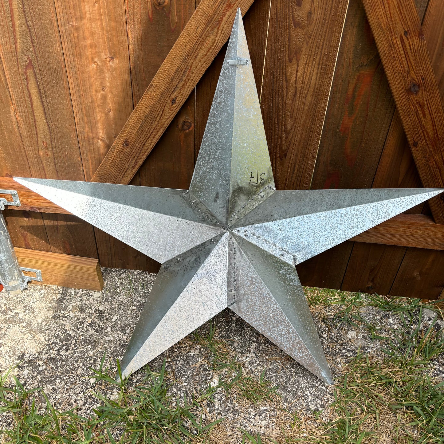 UNFINISHED GALVANIZED KIT STAR 3" TO 120" METAL BARN COUNTRY STAR WALL ART WESTERN HOME  DECOR HANDMADE #EH10418