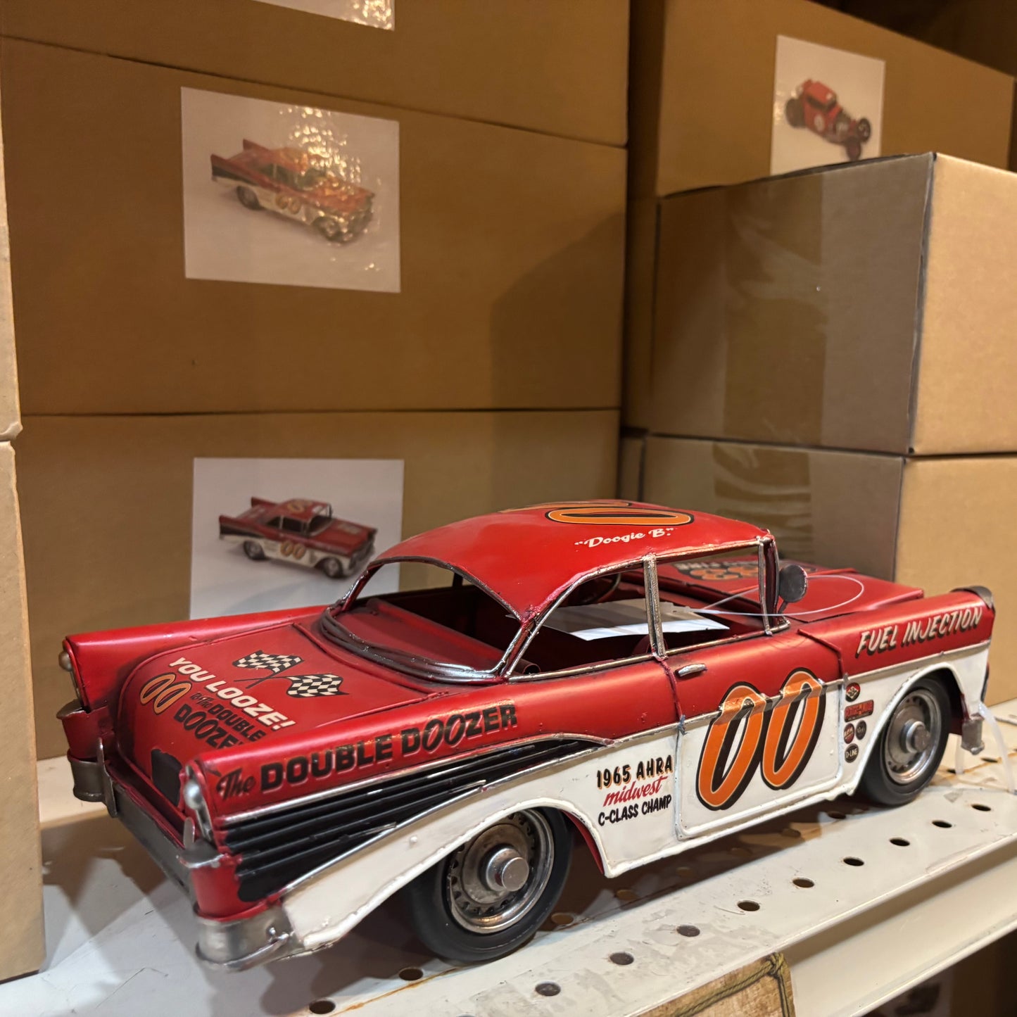 RA0229 CLASSIC METAL NASCAR ART WESTERN HOME DECOR HANDMADE