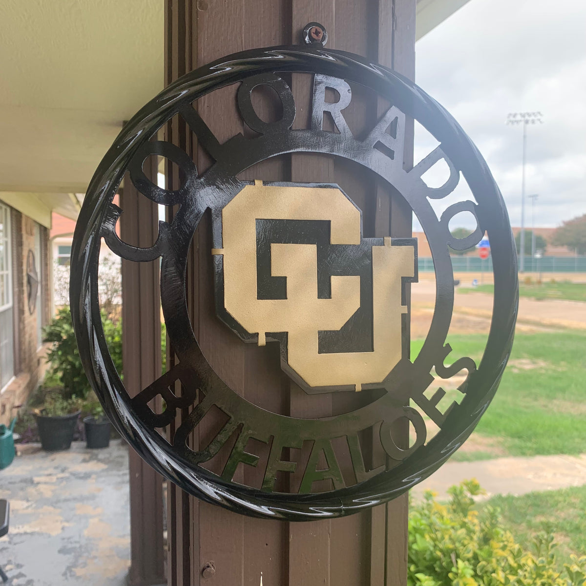 COLORADO BUFFALOES CUSTOM METAL VINTAGE CRAFT SIGN TEAM ART WESTERN HOME DECOR HANDMADE
