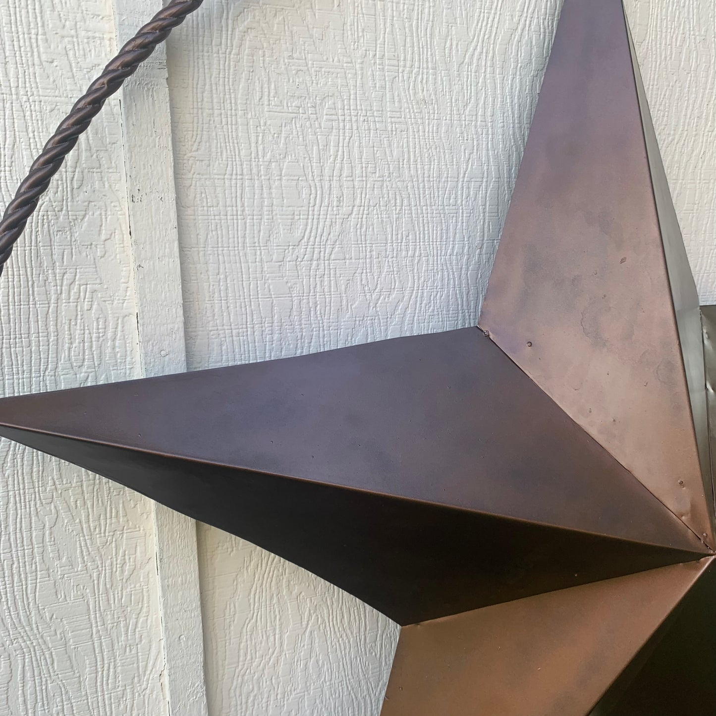 LONE STAR 60" BARN STAR METAL RUSTIC  BRONZE VINTAGE COPPER WALL ART WESTERN HOME DECOR HANDMADE NEW EH10524