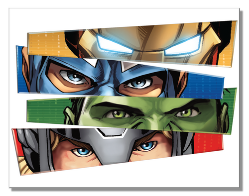 #2753 AVENGERS GROUP EYES TIN SIGN METAL WALL ART WESTERN HOME DECOR NEW