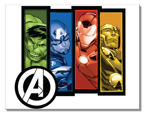 #2754 AVENGERS GROUP PANELS TIN SIGN METAL WALL ART WESTERN HOME DECOR NEW