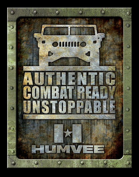 HUMVEE COMBAT READY SIGN METAL ART WESTERN HOME DECOR CRAFT #2794- FREE SHIPPING