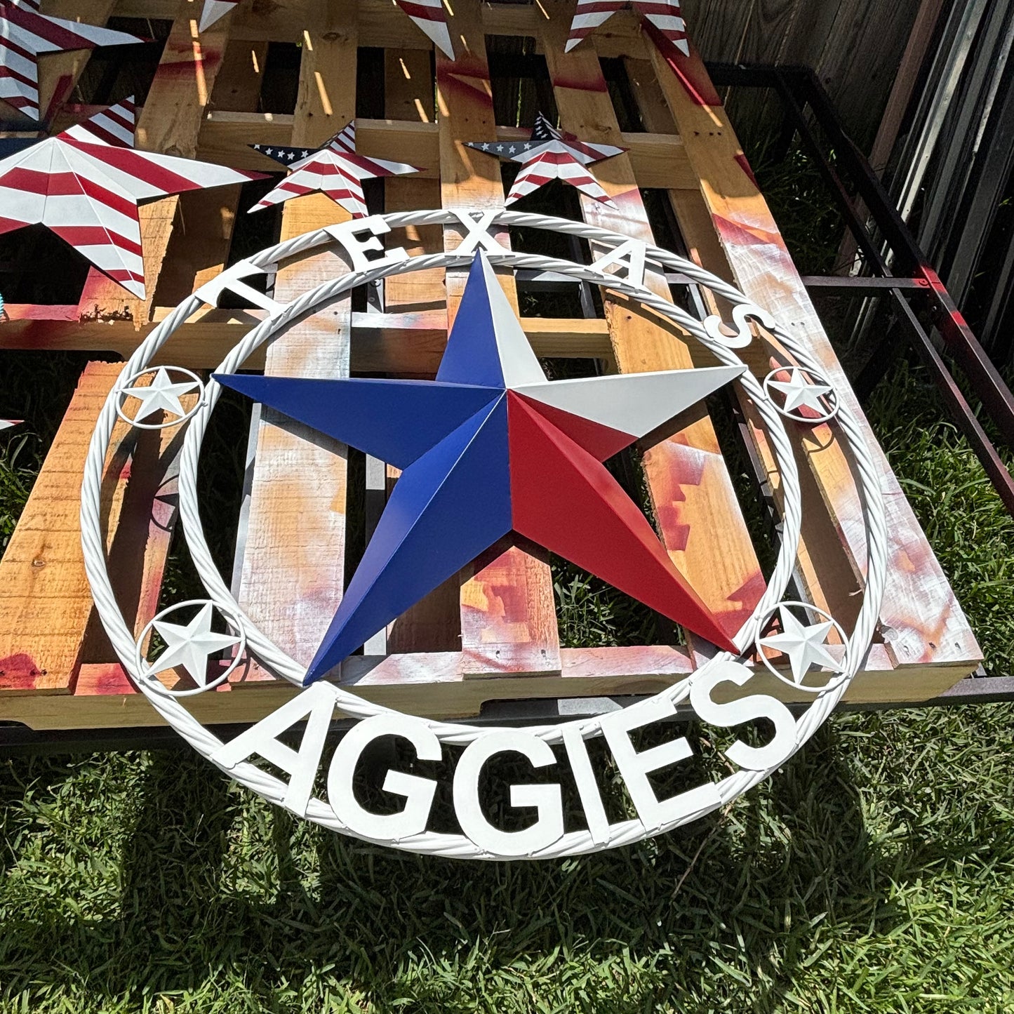 RENT STAR RENTAL SIGN WHEEL METAL WALL ART FOR MOVIE FILM EVENTS WESTERN HOME DECOR HANDMADE #EH13659