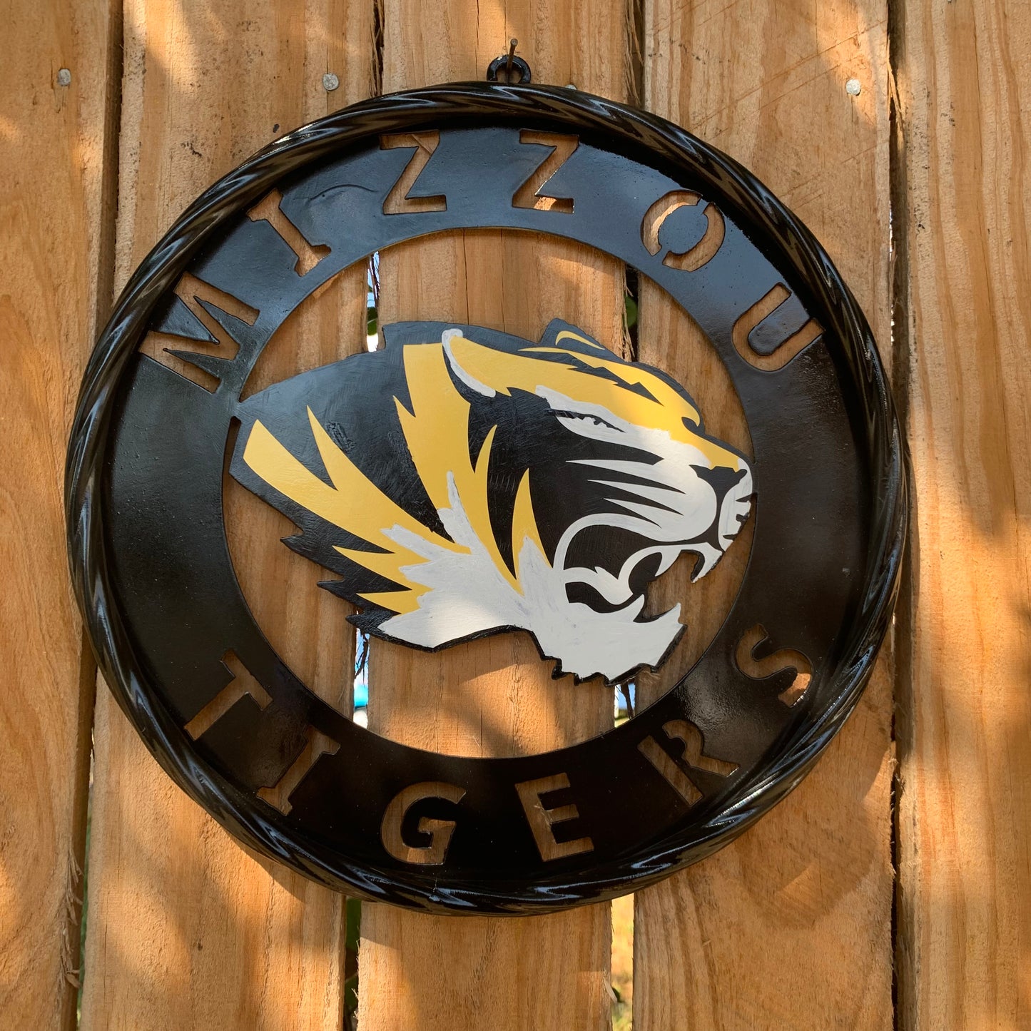 12", 18", 24", 32" MIZZOU TIGERS MISSOURI CUSTOM METAL VINTAGE CRAFT TEAM SIGN HANDMADE