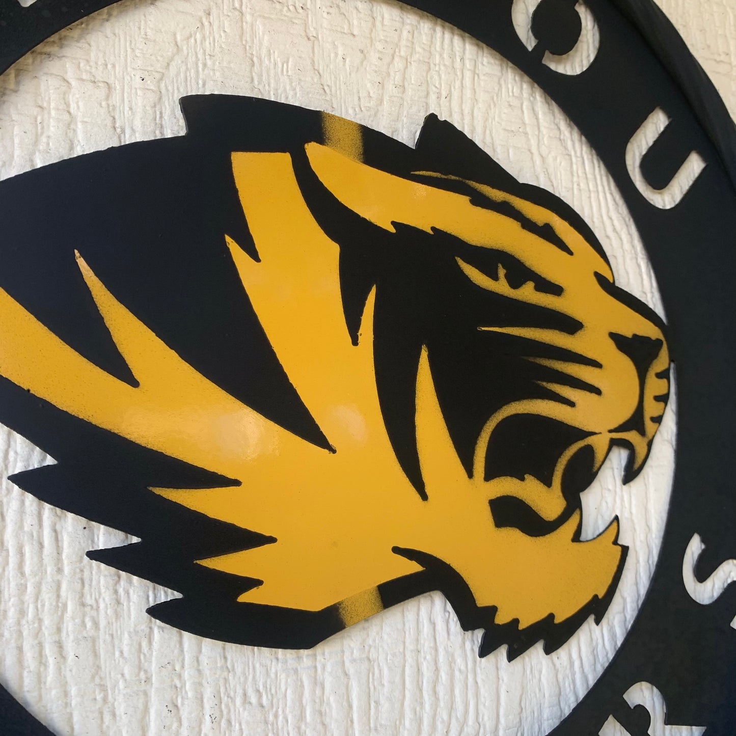 MIZZOU TIGERS MISSOURI CUSTOM METAL VINTAGE CRAFT TEAM SIGN HANDMADE