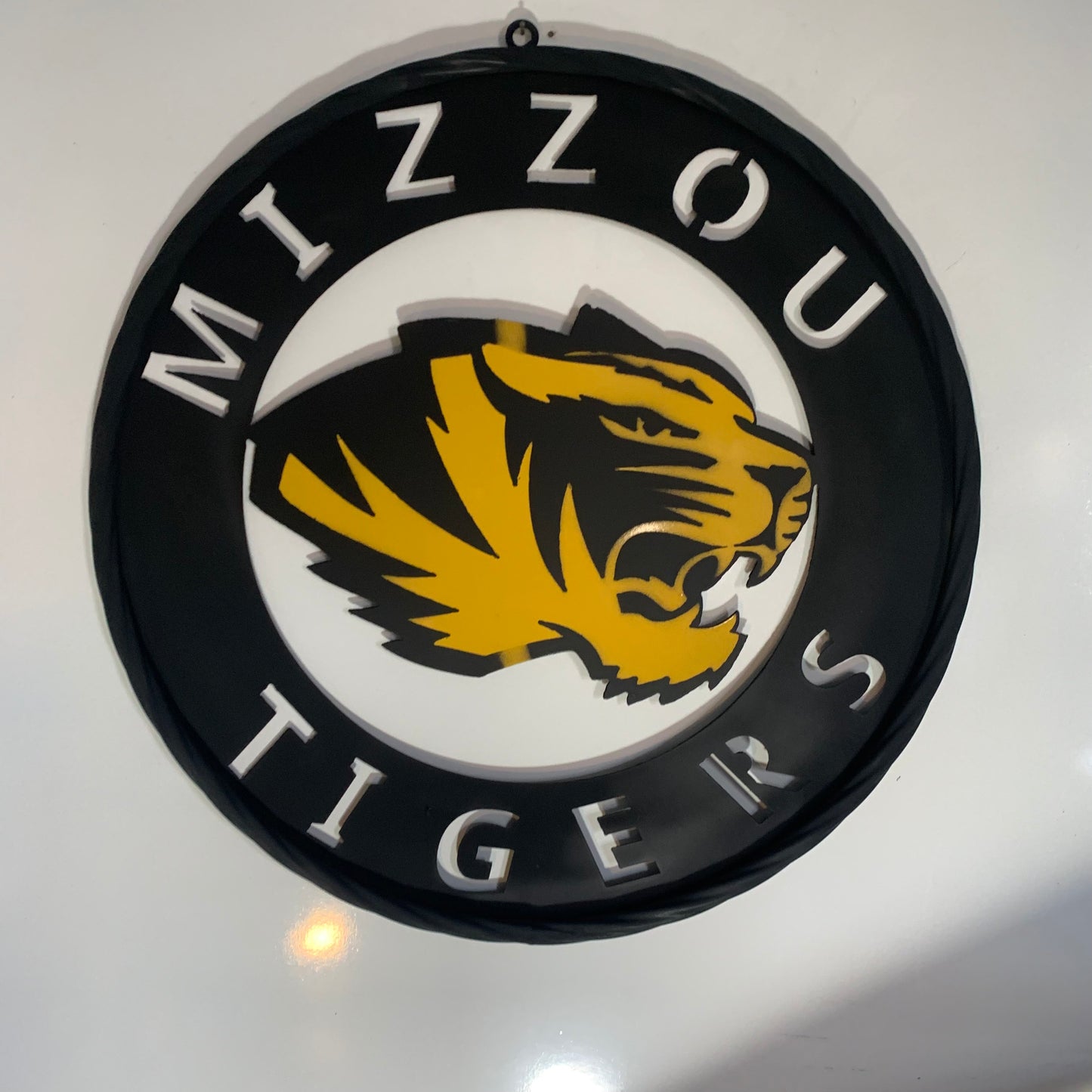 MIZZOU TIGERS MISSOURI CUSTOM METAL VINTAGE CRAFT TEAM SIGN HANDMADE