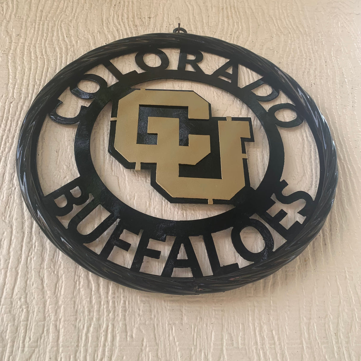 COLORADO BUFFALOES CUSTOM METAL VINTAGE CRAFT SIGN TEAM ART WESTERN HOME DECOR HANDMADE