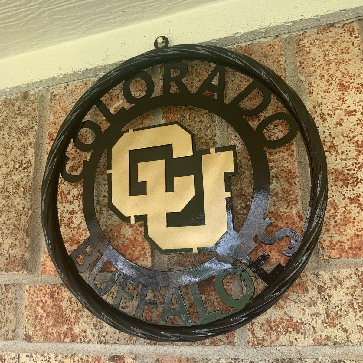 COLORADO BUFFALOES CUSTOM METAL VINTAGE CRAFT SIGN TEAM ART WESTERN HOME DECOR HANDMADE