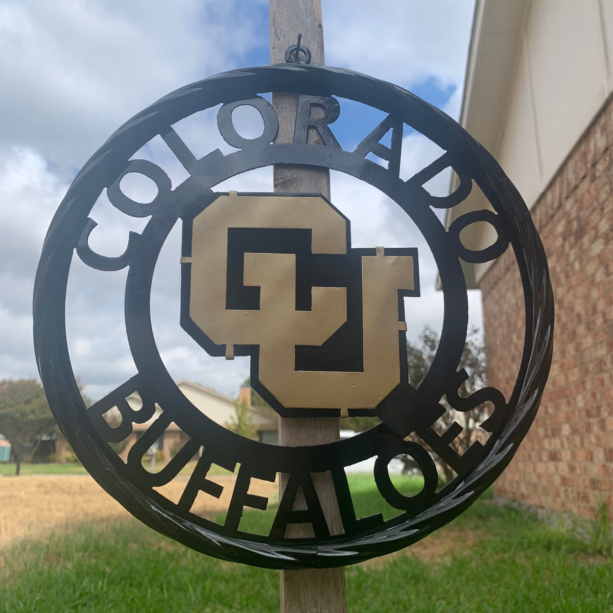 COLORADO BUFFALOES CUSTOM METAL VINTAGE CRAFT SIGN TEAM ART WESTERN HOME DECOR HANDMADE
