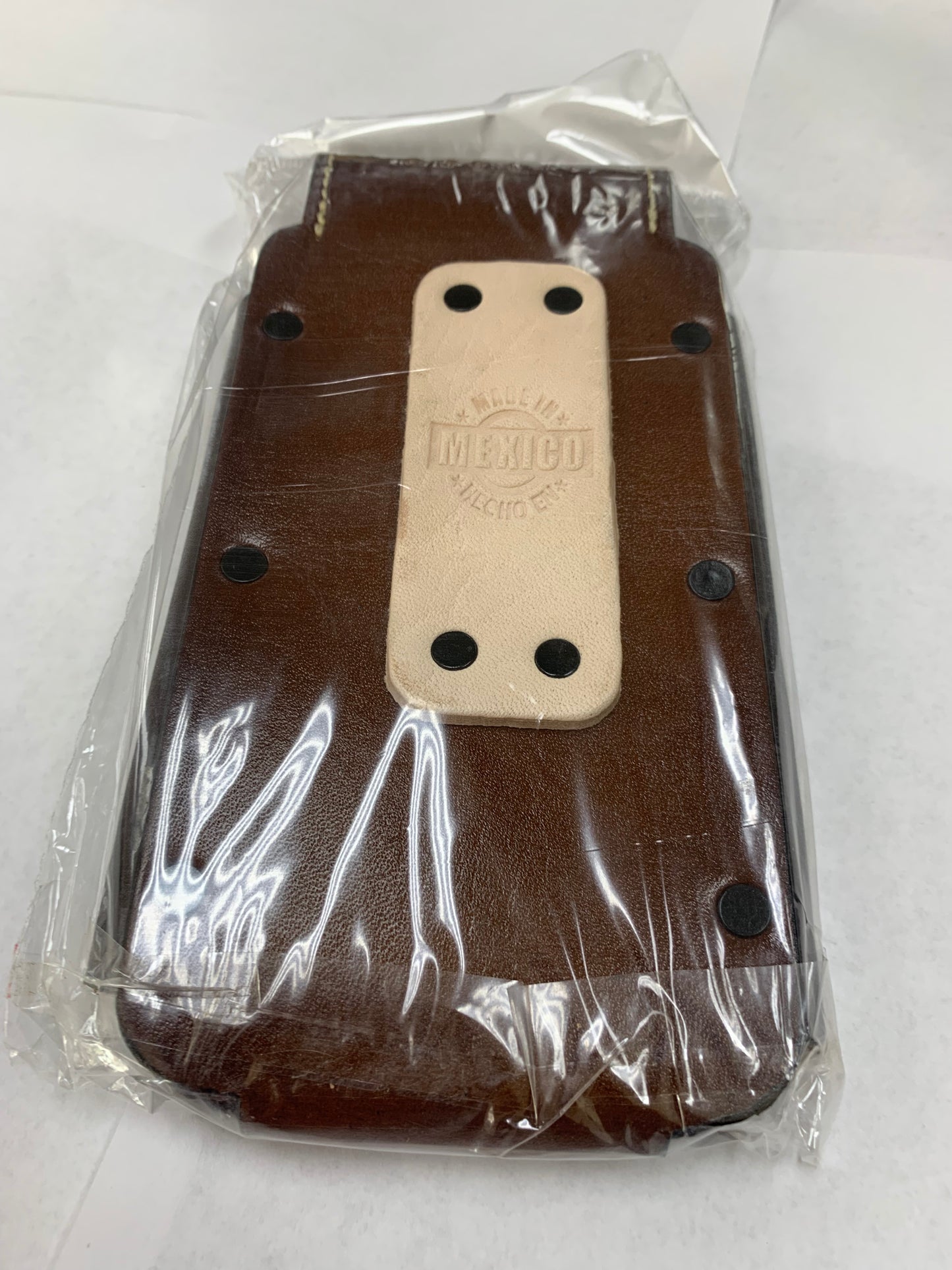 HORSE 7" LEATHER HOLSTER PHONE POUCH EXTRA LARGE BELT LOOP CELL PHONE CASE UNIVERSAL OVERSIZE WESTERN LEATHER ART HANDMADE NEW #EH11712