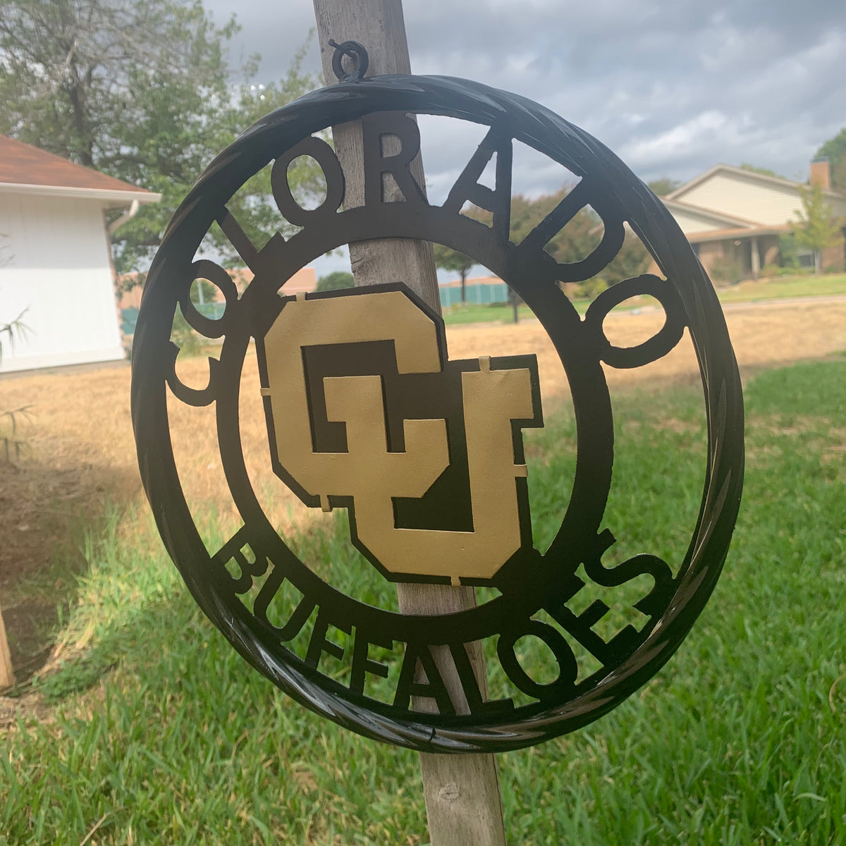 COLORADO BUFFALOES CUSTOM METAL VINTAGE CRAFT SIGN TEAM ART WESTERN HOME DECOR HANDMADE