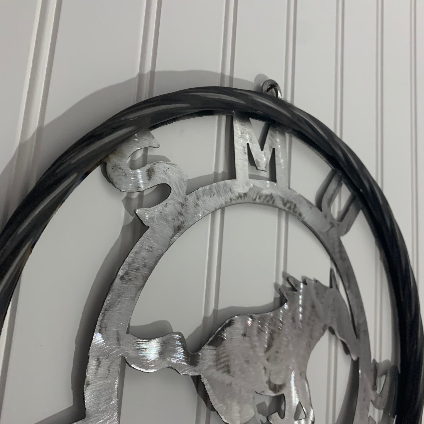 12",18",24",32",36" SMU MUSTANGS RAW METAL CUSTOM VINTAGE CRAFT WALL ART TEAM SIGN HANDMADE