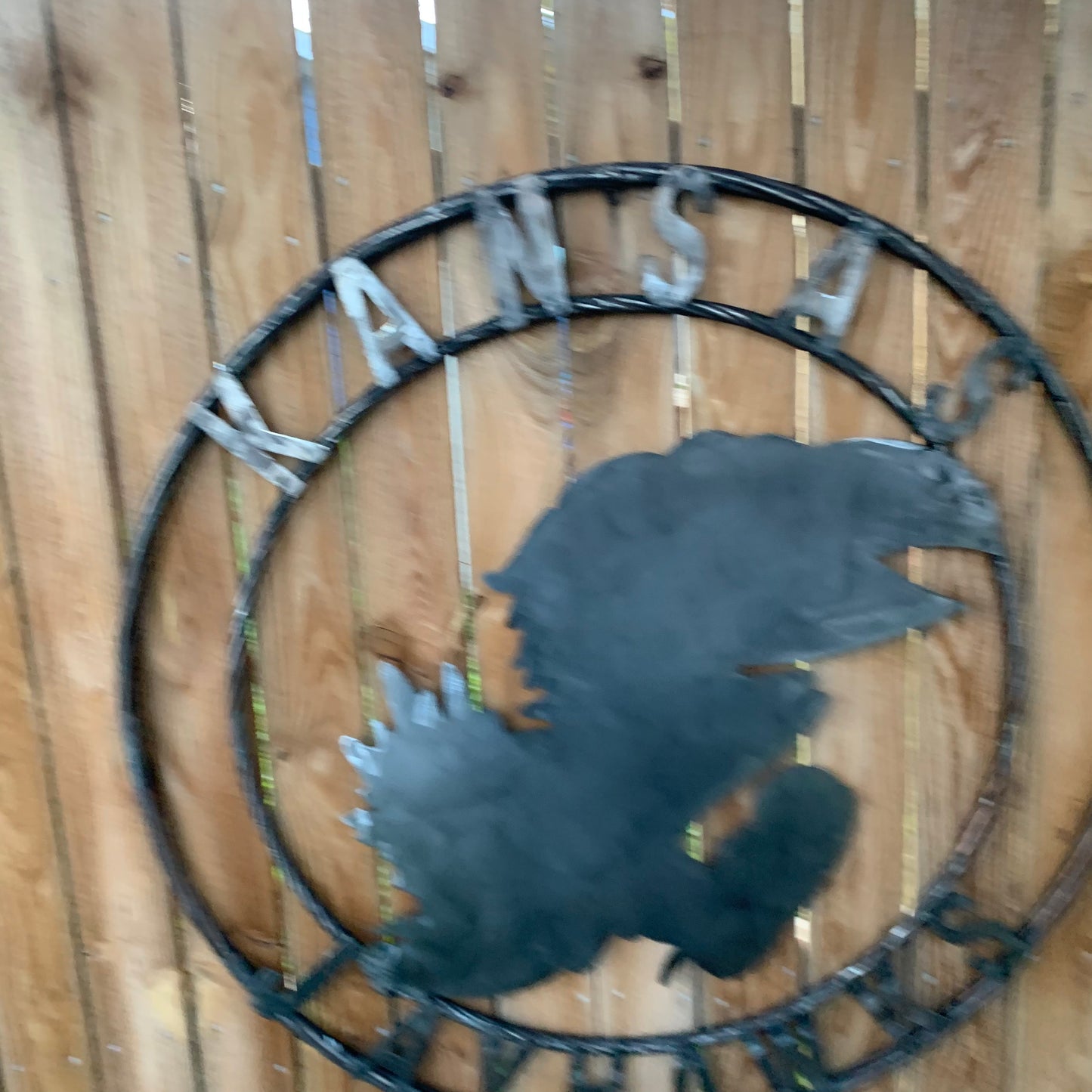 KANSAS JAYHAWKS RAW CUSTOM METAL VINTAGE CRAFT SIGN UNPAINTED TEAM HANDMADE