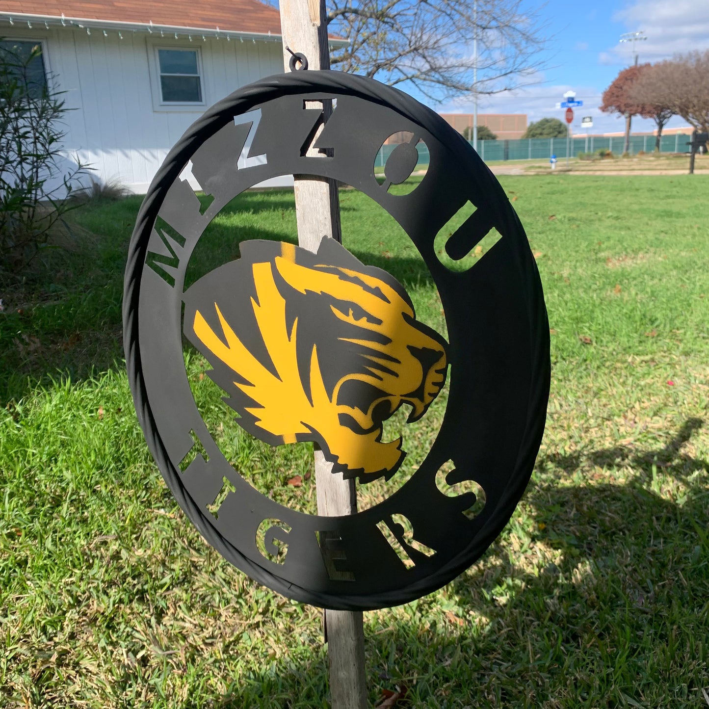 MIZZOU TIGERS MISSOURI CUSTOM METAL VINTAGE CRAFT TEAM SIGN HANDMADE
