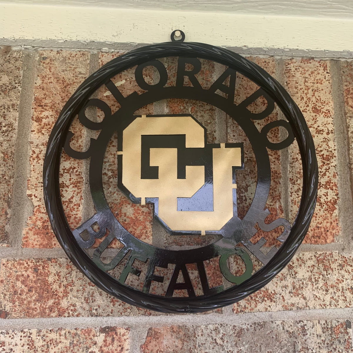 COLORADO BUFFALOES CUSTOM METAL VINTAGE CRAFT SIGN TEAM ART WESTERN HOME DECOR HANDMADE