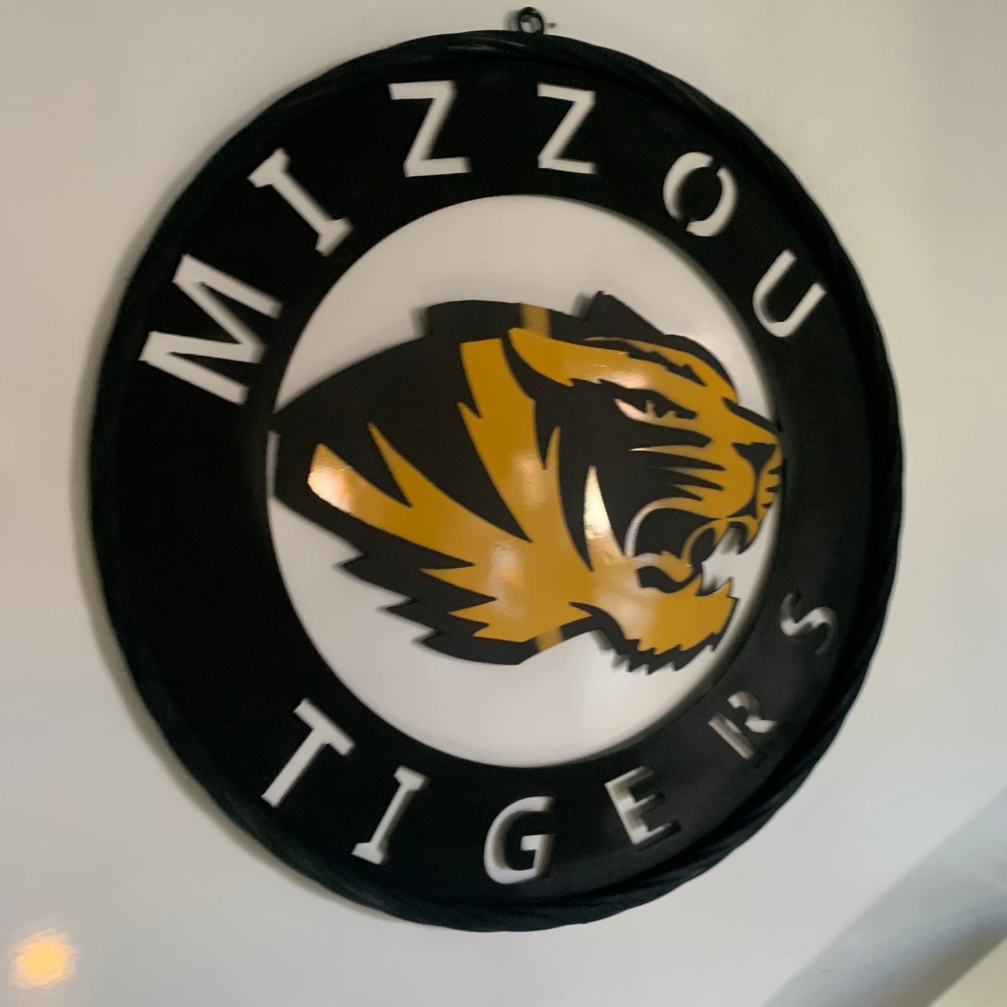 MIZZOU TIGERS MISSOURI CUSTOM METAL VINTAGE CRAFT TEAM SIGN HANDMADE