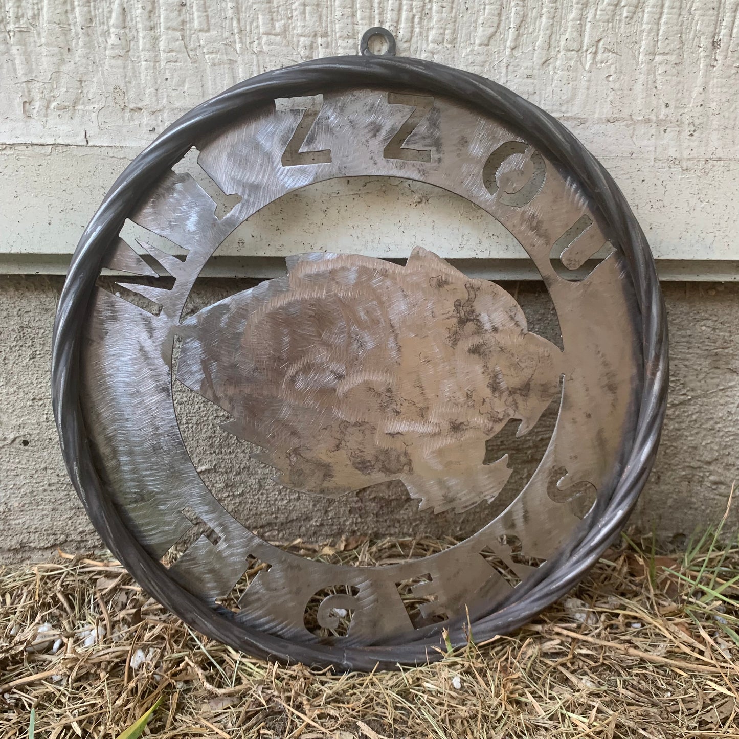 12", 18", 24", 32" MIZZOU TIGERS MISSOURI CUSTOM RAW METAL VINTAGE CRAFT TEAM SIGN HANDMADE