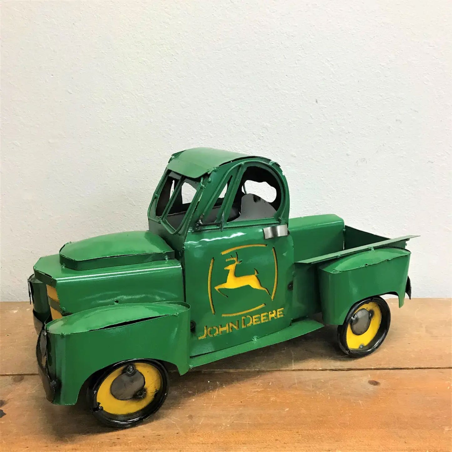 20" MULTI STYLE PICKUP TRUCK METAL GARDEN ART FIGURINE OUTDOOR & INDOOR FARM HOUSE WESTERN HOME DECOR HANDMADE NEW: 20"L X 10"W X 12" H