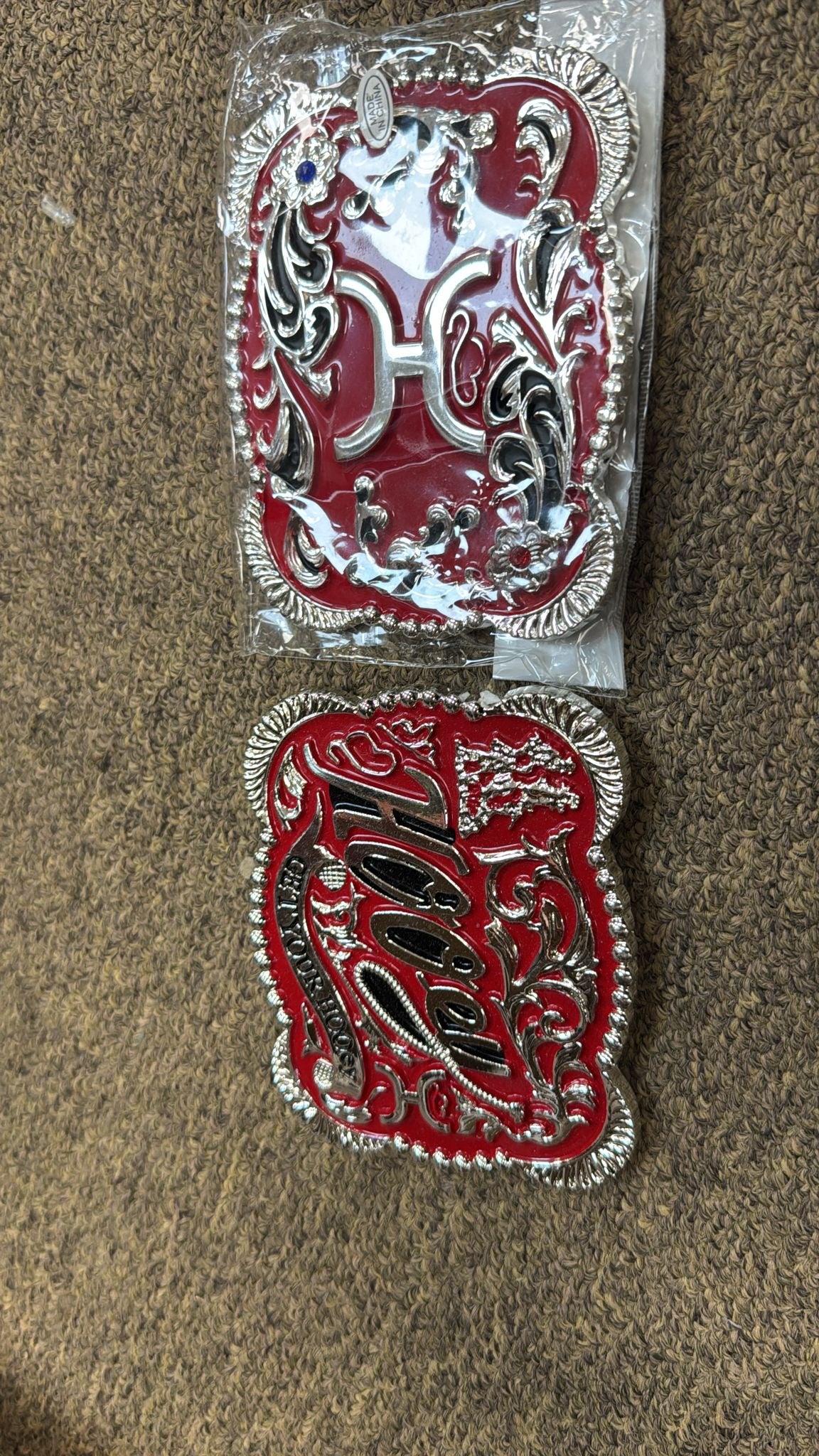 5 x 4" BELT BUCKLE MULTI STYLE  WESTERN METAL BUCKLE FASHION ART #WS