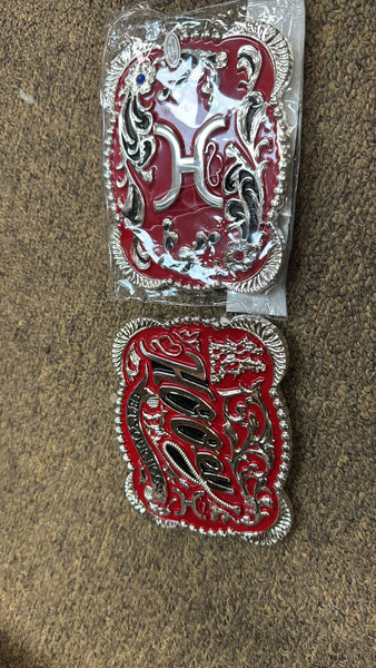 5 x 4" BELT BUCKLE MULTI STYLE  WESTERN METAL BUCKLE FASHION ART #WS