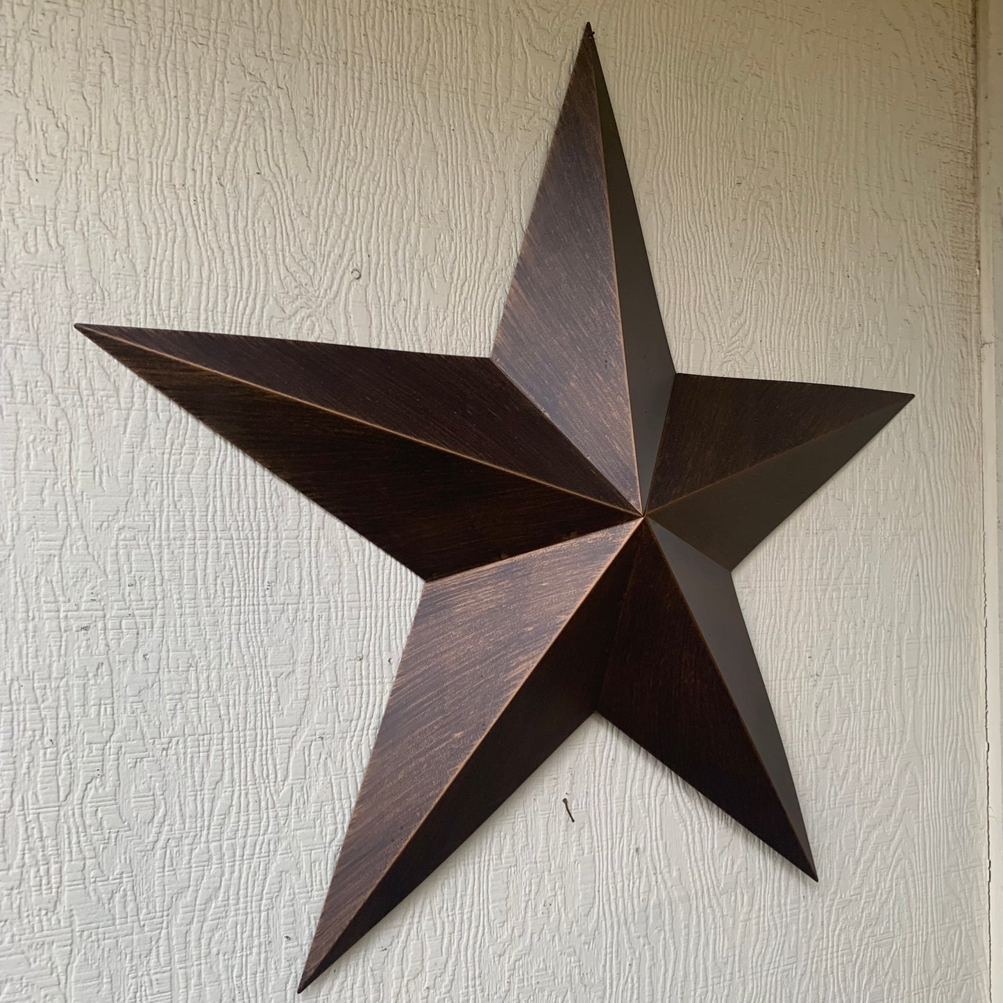 36" BARN STAR RUSTIC BRONZE 5 POINT METAL STAR OF DAVID WESTERN HOME DECOR HANDMADE NEW #EH10047