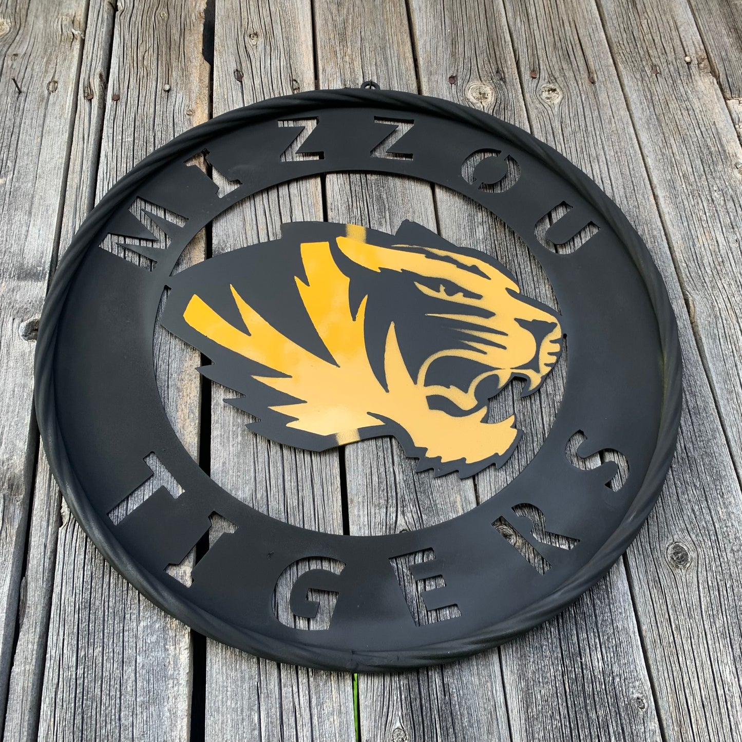MIZZOU TIGERS MISSOURI CUSTOM METAL VINTAGE CRAFT TEAM SIGN HANDMADE