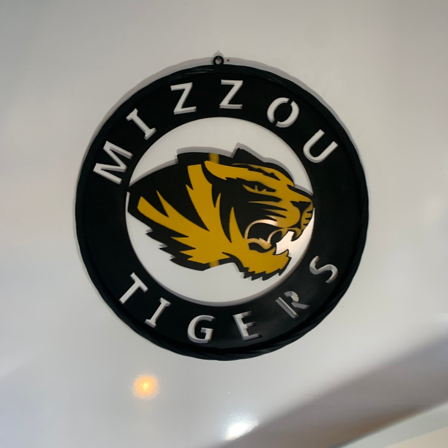 MIZZOU TIGERS MISSOURI CUSTOM METAL VINTAGE CRAFT TEAM SIGN HANDMADE