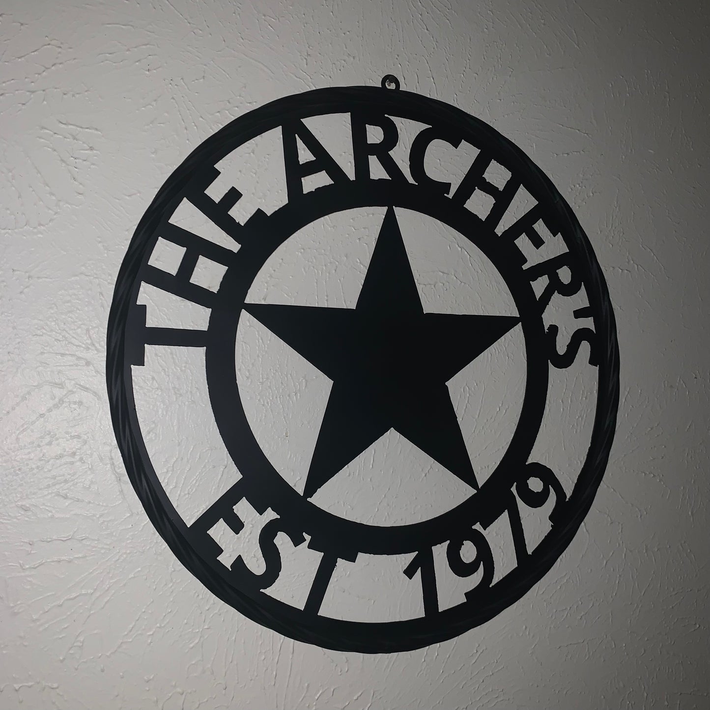 ARCHER STYLE YOUR CUSTOM NAME LASERCUT METAL SIGN WESTERN HOME DECOR HANDMADE ART