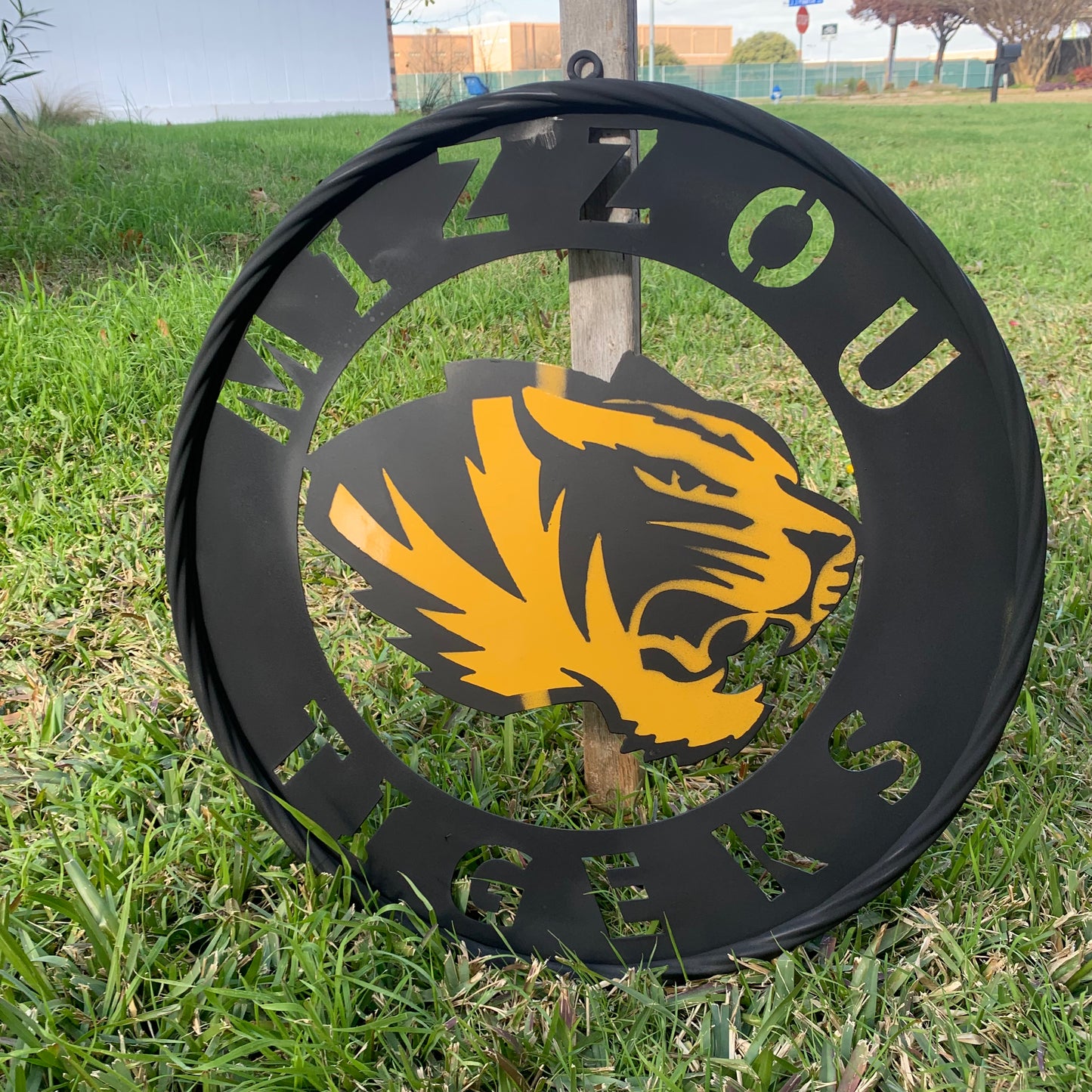 MIZZOU TIGERS MISSOURI CUSTOM METAL VINTAGE CRAFT TEAM SIGN HANDMADE