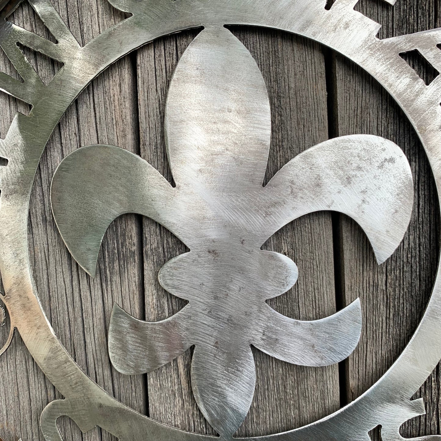 NEW ORLEANS SAINTS CUSTOM RAW METAL CRAFT SIGN WALL ART WESTERN HOME DECOR LASERCUT ART HANDMADE 12",18",24