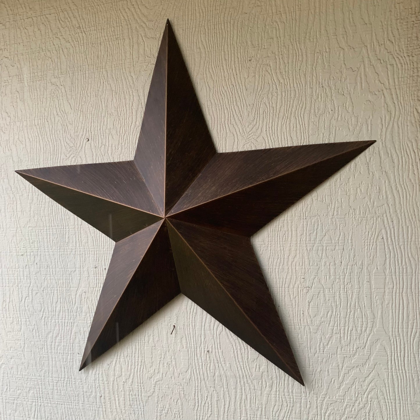 36" BARN STAR RUSTIC BRONZE 5 POINT METAL STAR OF DAVID WESTERN HOME DECOR HANDMADE NEW #EH10047