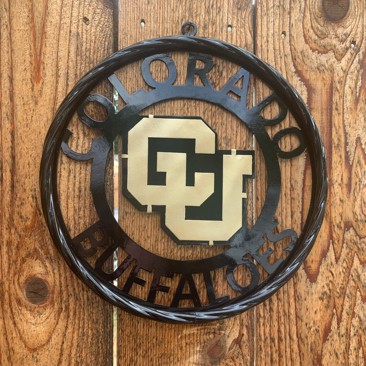 COLORADO BUFFALOES CUSTOM METAL VINTAGE CRAFT SIGN TEAM ART WESTERN HOME DECOR HANDMADE
