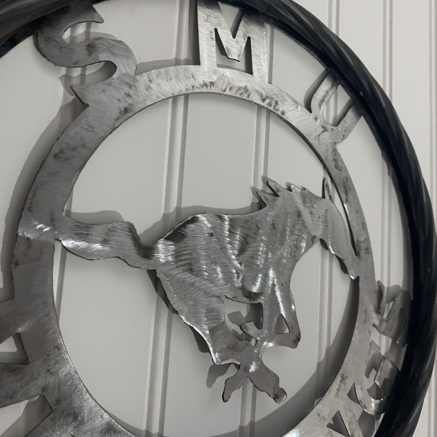 12",18",24",32",36" SMU MUSTANGS RAW METAL CUSTOM VINTAGE CRAFT WALL ART TEAM SIGN HANDMADE