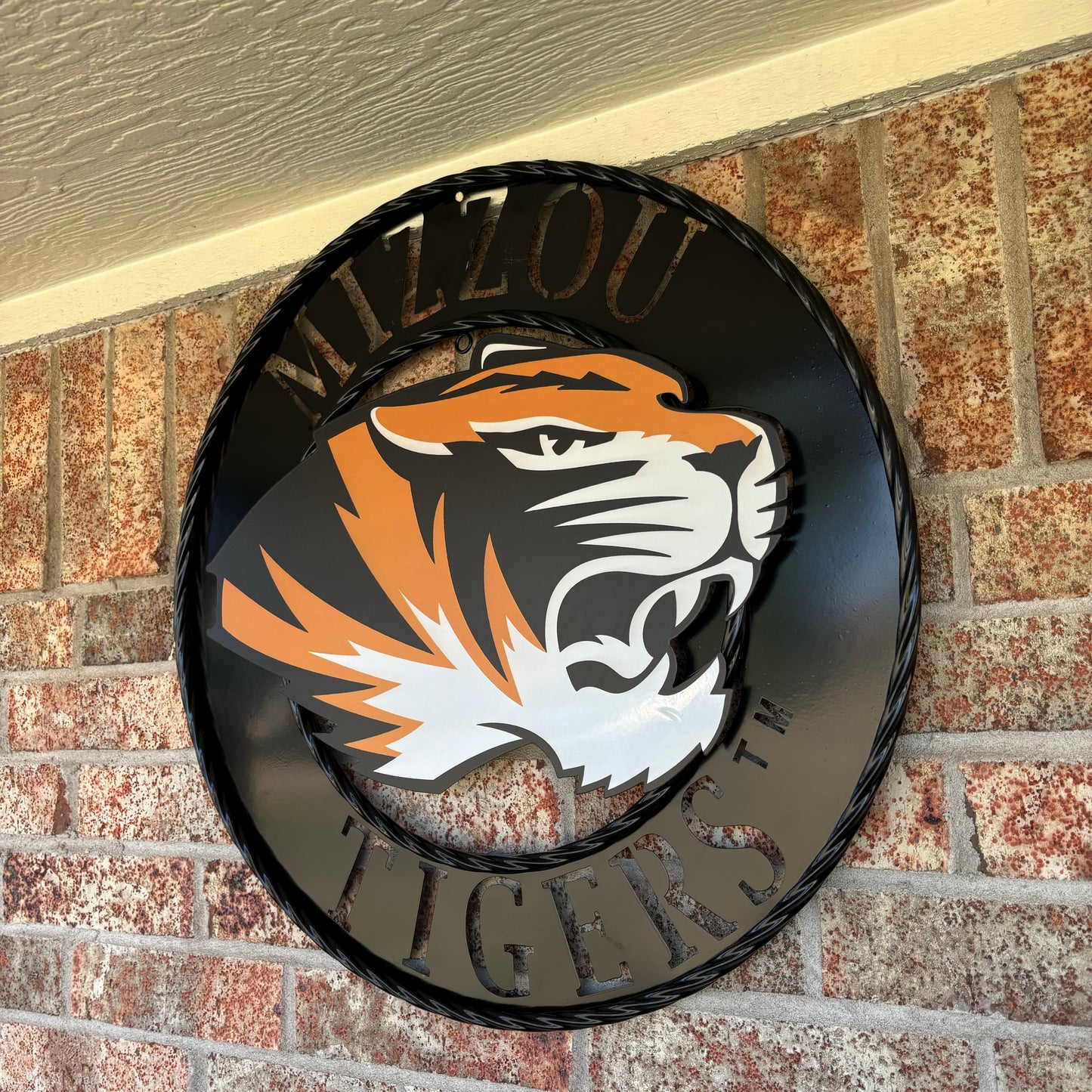 MIZZOU TIGERS MISSOURI CUSTOM METAL VINTAGE CRAFT TEAM SIGN HANDMADE