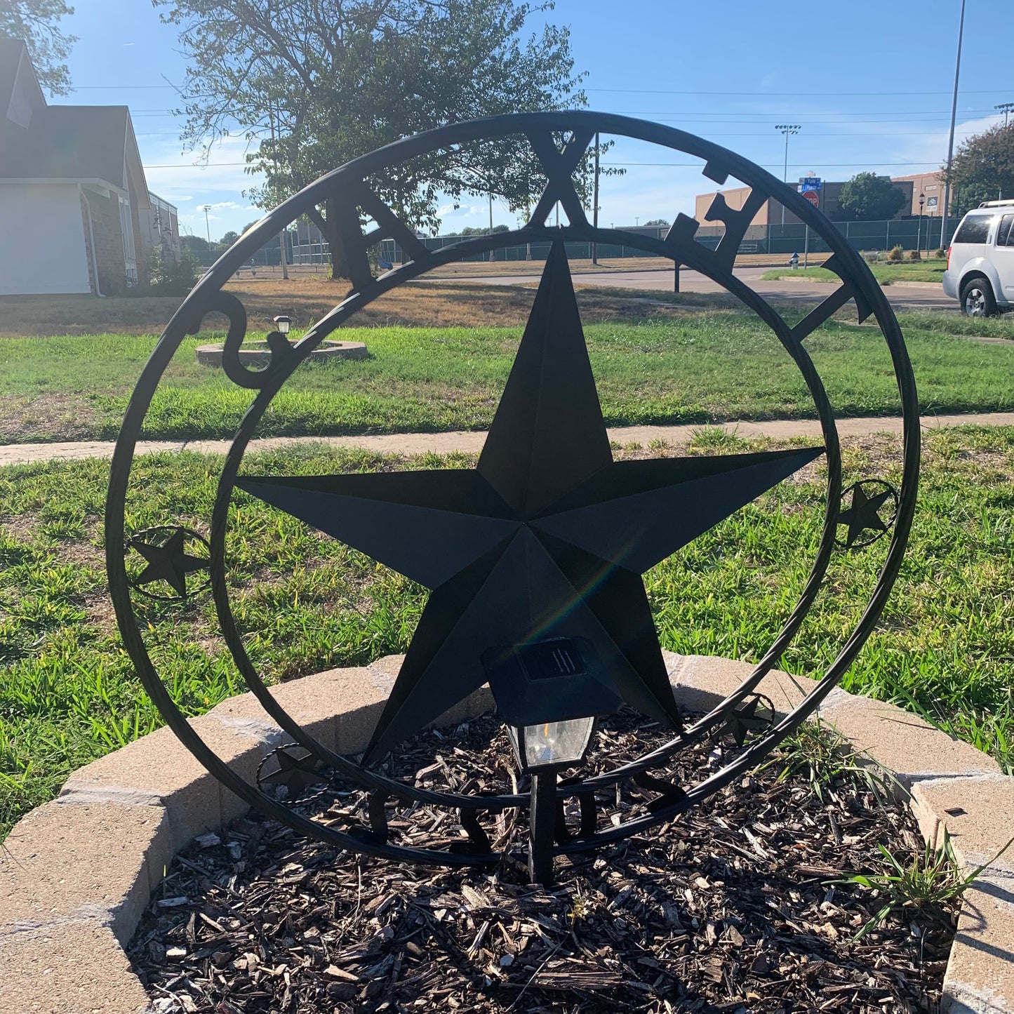 TEXAS 2022 STYLE CUSTOM NAME STAR BARN METAL LONE STAR 3d TWISTED ROPE RING WESTERN HOME DECOR RUSTIC  BLACK HANDMADE 24",32",34",36",40",42",44",46",50"