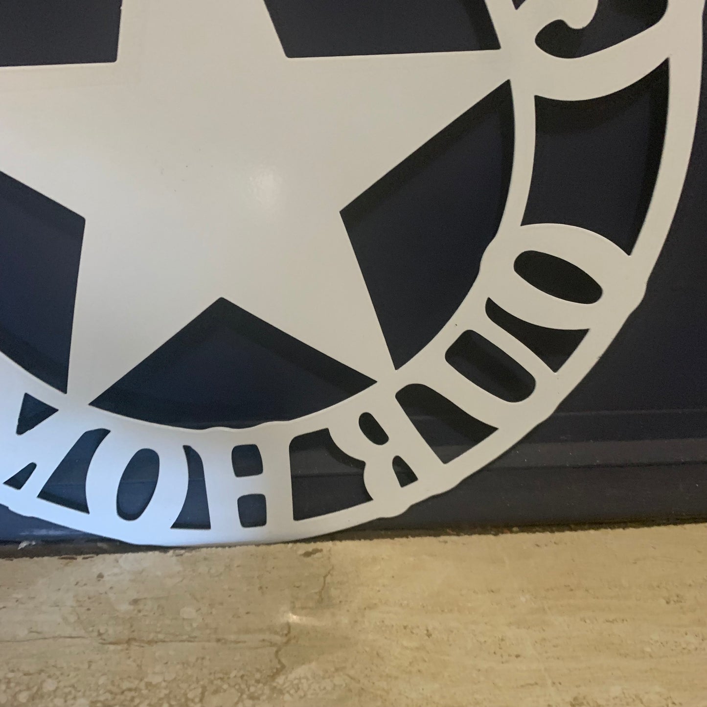 12" GOD BLESS OUR HOME METAL FLAT 2D  STAR SIGN LASERCUT ART WESTERN HOME DECOR HANDMADE NEW #EH11364