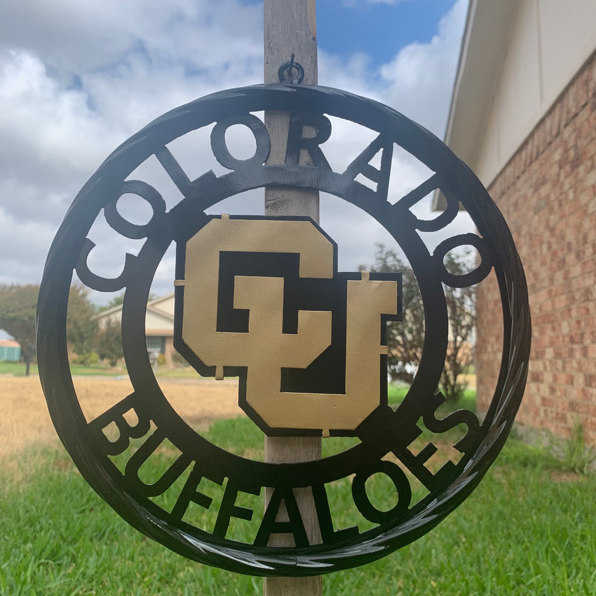 COLORADO BUFFALOES CUSTOM METAL VINTAGE CRAFT SIGN TEAM ART WESTERN HOME DECOR HANDMADE