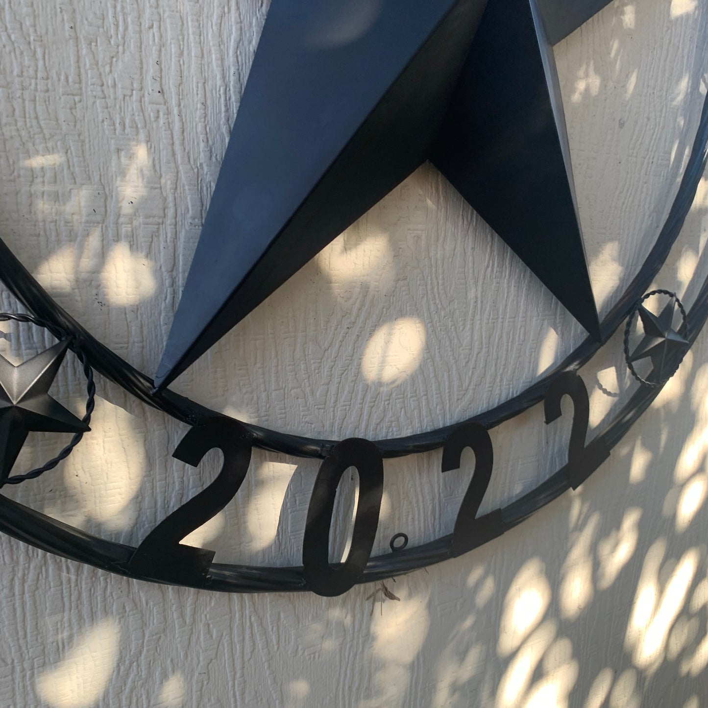TEXAS 2022 STYLE CUSTOM NAME STAR BARN METAL LONE STAR 3d TWISTED ROPE RING WESTERN HOME DECOR RUSTIC  BLACK HANDMADE 24",32",34",36",40",42",44",46",50"