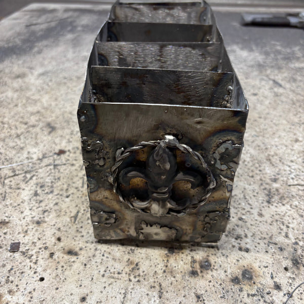 WELLS STYLE YOUR CUSTOM NAME REMOTE CONTROL HOLDER BOX METAL ART WESTERN HOME DECOR HANDMADE NEW #