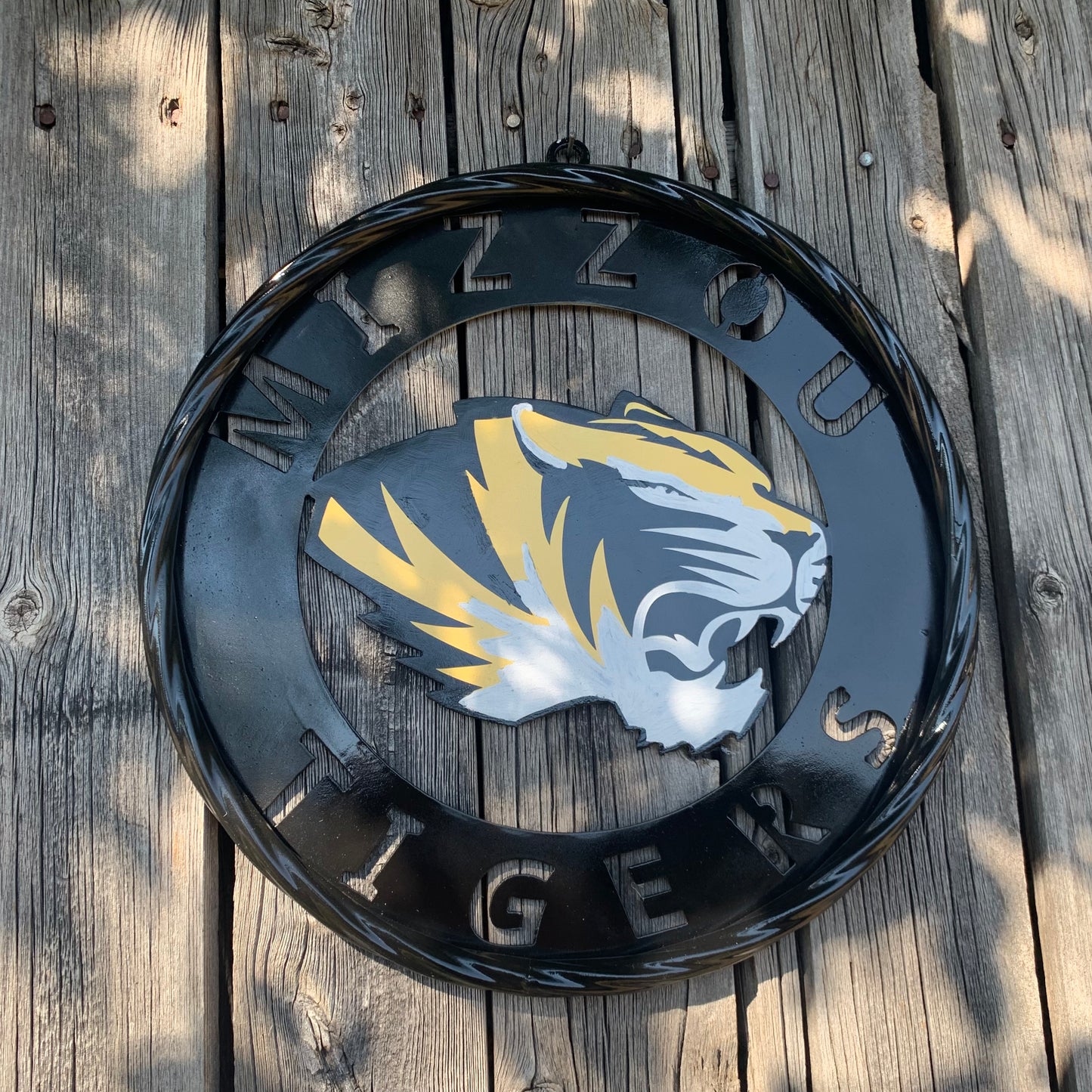 12", 18", 24", 32" MIZZOU TIGERS MISSOURI CUSTOM METAL VINTAGE CRAFT TEAM SIGN HANDMADE