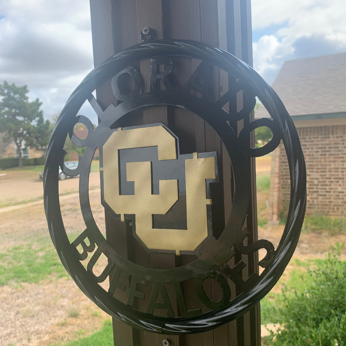 COLORADO BUFFALOES CUSTOM METAL VINTAGE CRAFT SIGN TEAM ART WESTERN HOME DECOR HANDMADE