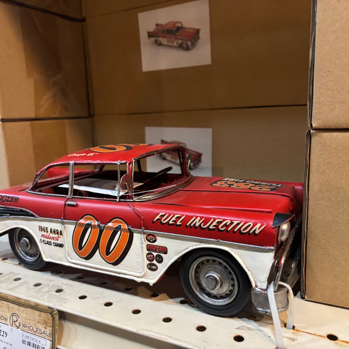 RA0229 CLASSIC METAL NASCAR ART WESTERN HOME DECOR HANDMADE