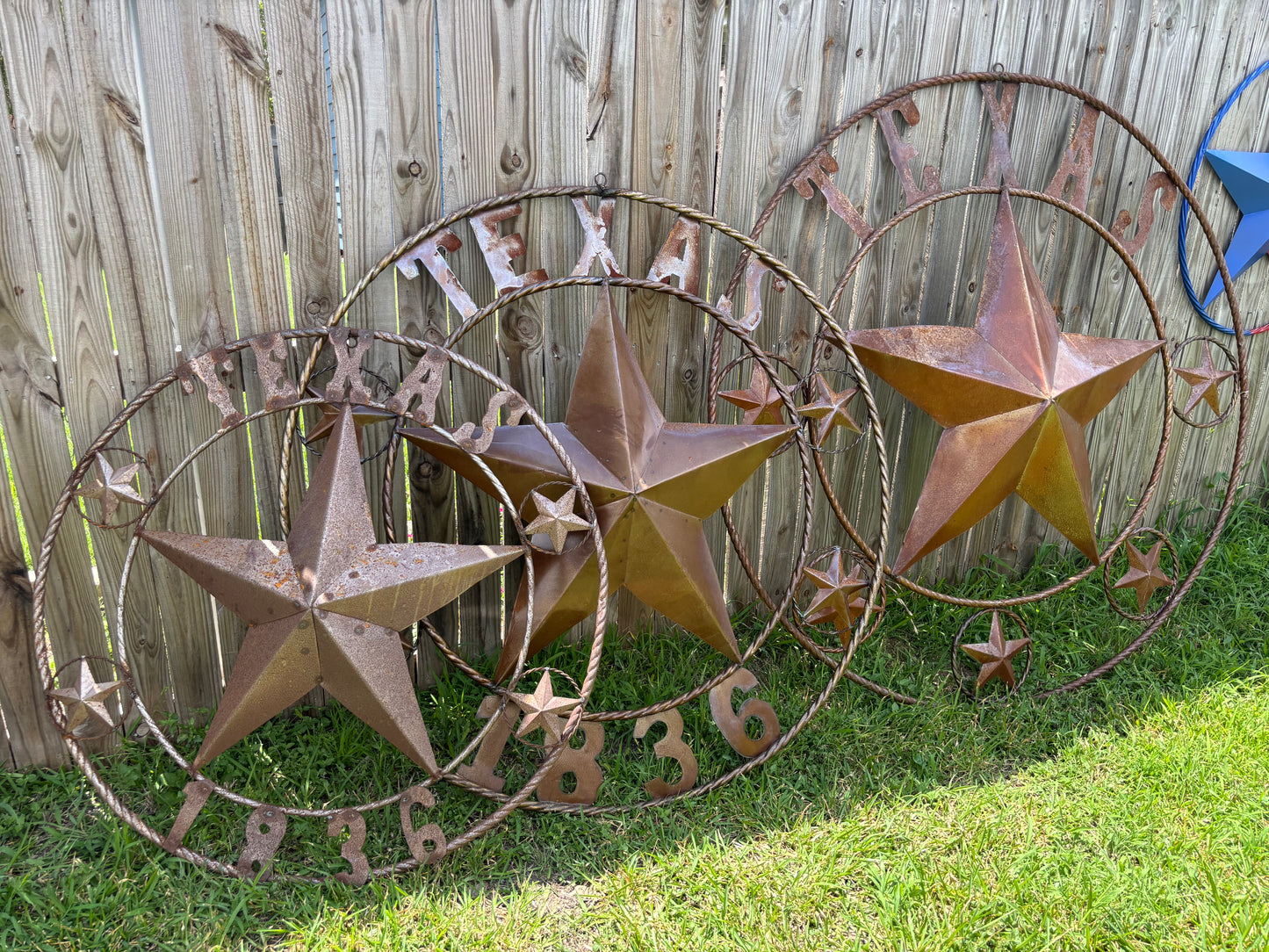 RENT STAR RENTAL SIGN WHEEL METAL WALL ART FOR MOVIE FILM EVENTS WESTERN HOME DECOR HANDMADE #EH13659