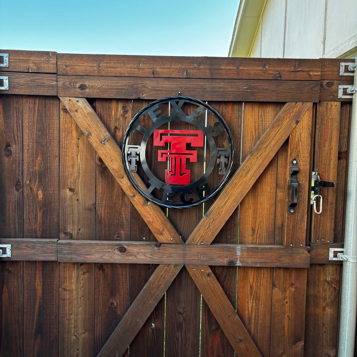TEXAS TECH CUSTOM METAL VINTAGE CRAFT SIGN WESTERN HOME DECOR HANDMADE 12",18",24",32",36"