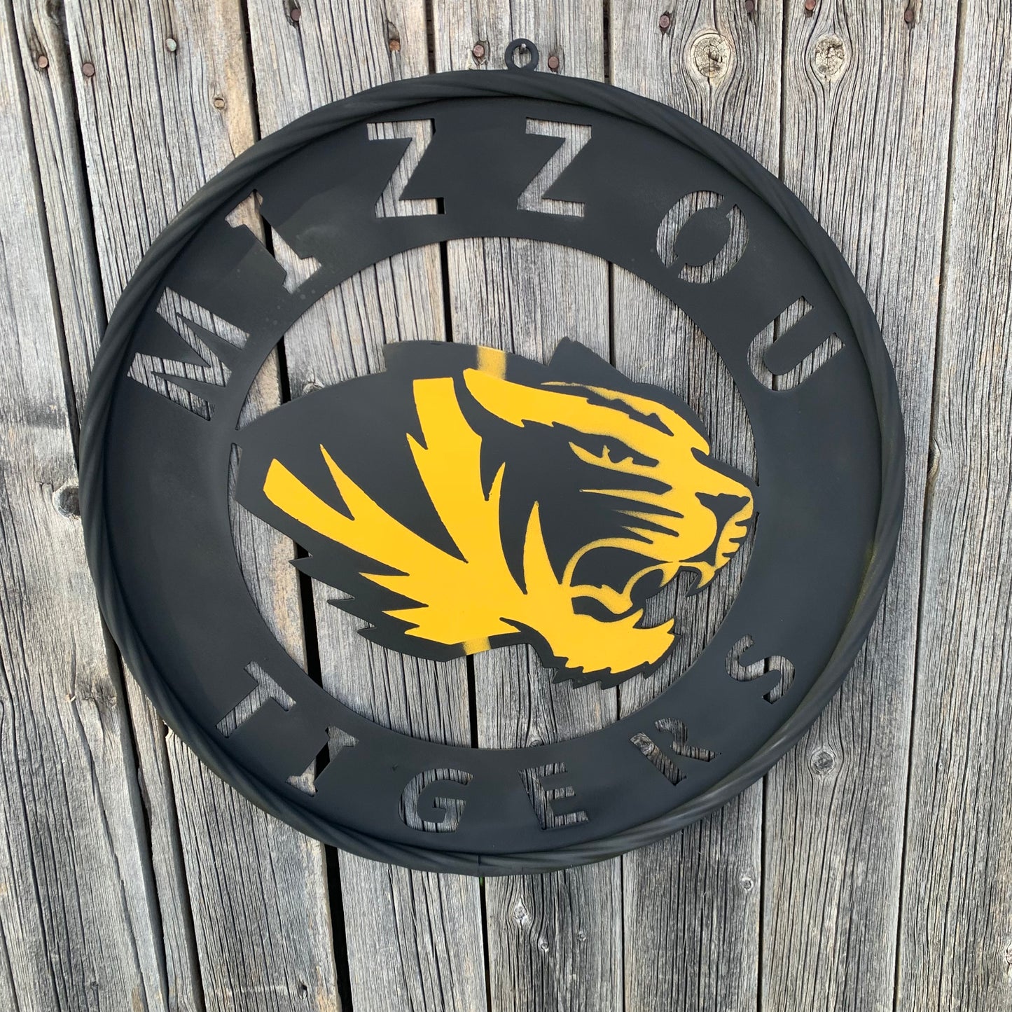 MIZZOU TIGERS MISSOURI CUSTOM METAL VINTAGE CRAFT TEAM SIGN HANDMADE